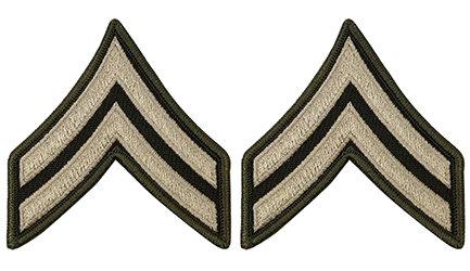 AGSU CHEVRONS E4 Corporal 